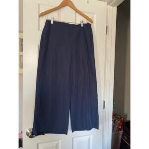 J Jill Wideleg Navy pants size XS